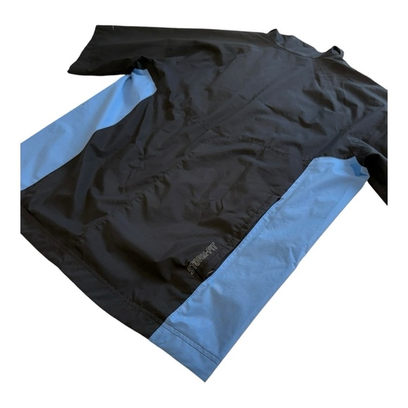 Nike Golf STORM-FIT Men’s Blue Black Short Sleeve Half-Zip Jacket Size - Medium - Picture 6 of 14